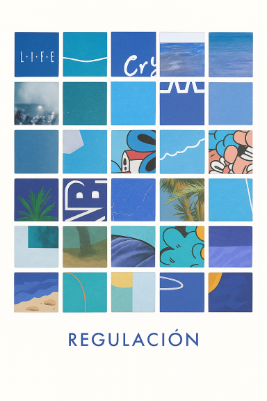 Lámina collage artesanal | Arte en papel reciclado, hecho a mano.