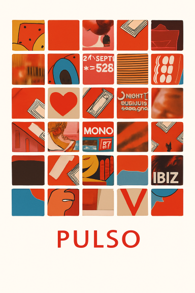 Lámina collage artesanal | Arte en papel reciclado, hecho a mano.