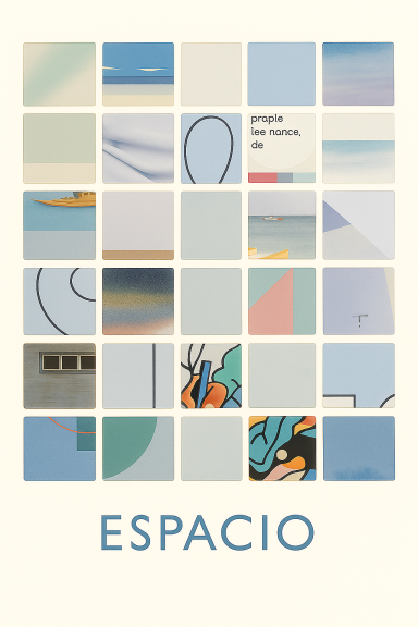 Lámina collage artesanal | Arte en papel reciclado, hecho a mano.