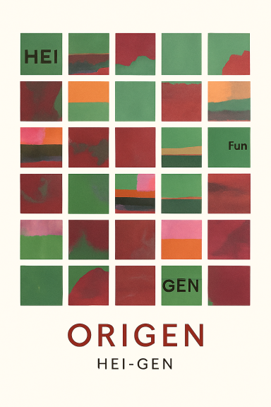 Lámina collage artesanal | Arte en papel reciclado, hecho a mano.